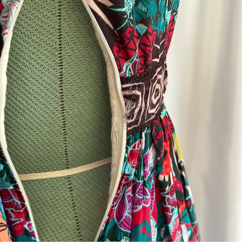 Bhanuni by Jyoti x Anthropologie Beaded Maxi Midi Dress, Size 0 Petite - Picture 11 of 15
